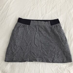 Jersey by Jacob Grey Heathered Mini Skirt